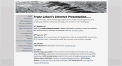 Desktop Screenshot of leberl.info
